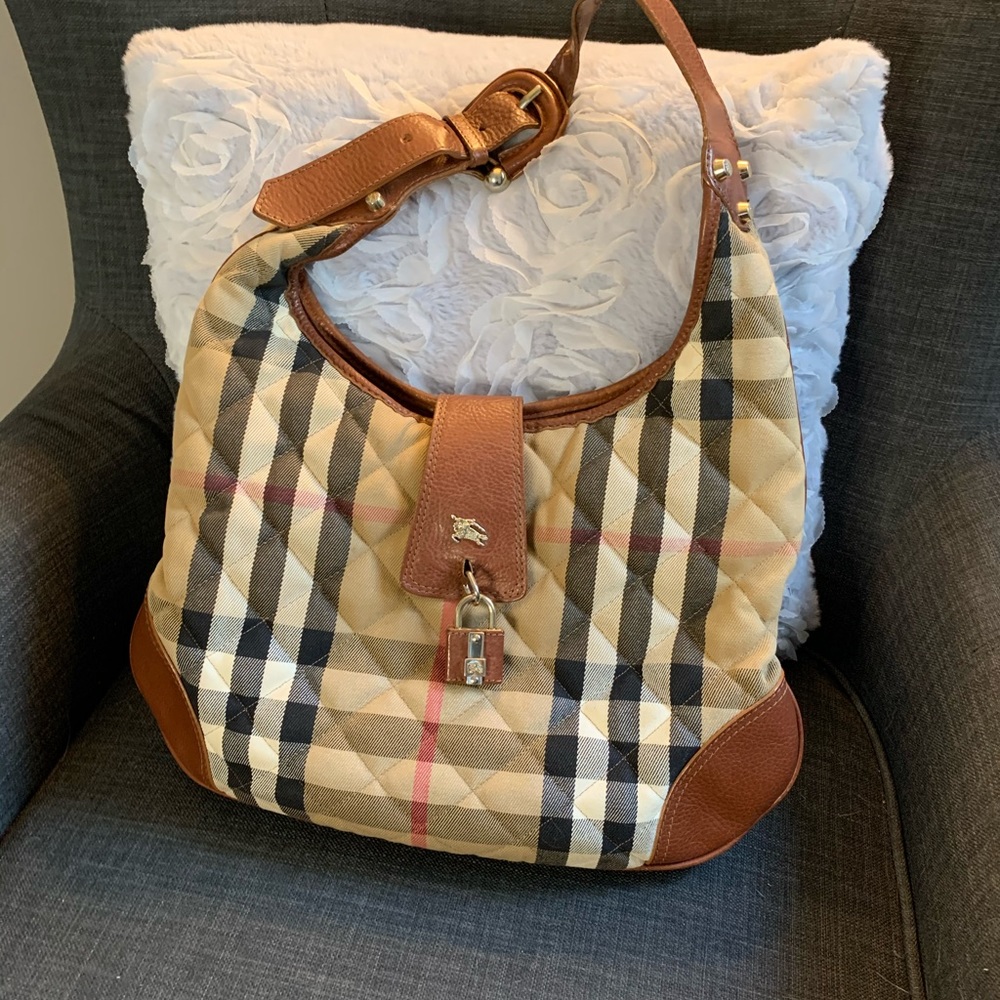 Burberry Novacheck hobo bag!